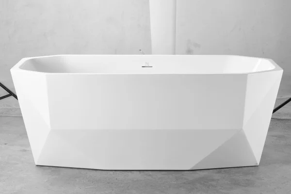 Glossy White Acrylic Bathtub 63" Item no. 330