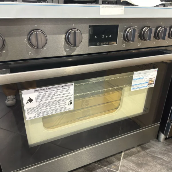 800 Series Dual Fuel Freestanding Range 36'' Black Stainless Steel  <br><p style="font-size: 20px; color: #A9A9A9;">Model #HDS8645U</p>