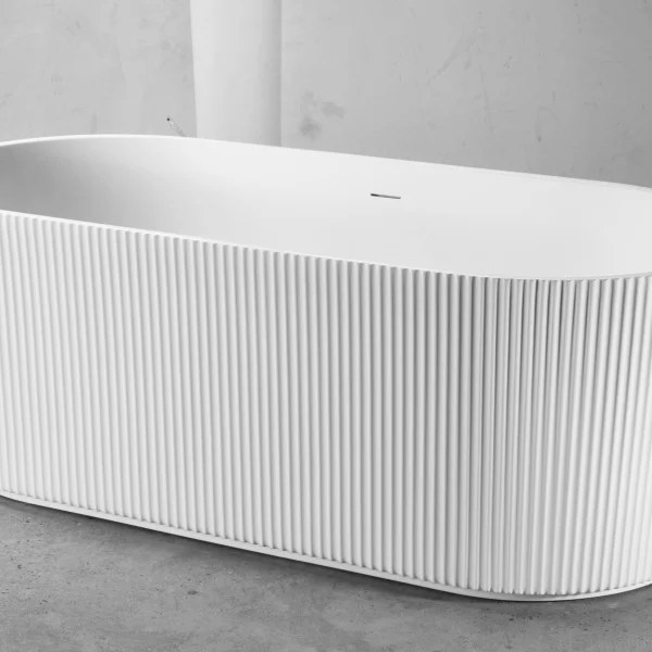 Glossy White Acrylic Bathtub 67" <br> Item no. 347