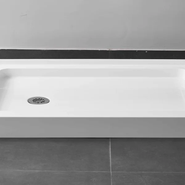 White Acrylic Shower Base 48″ <br>Item no. GS-SB4832 L