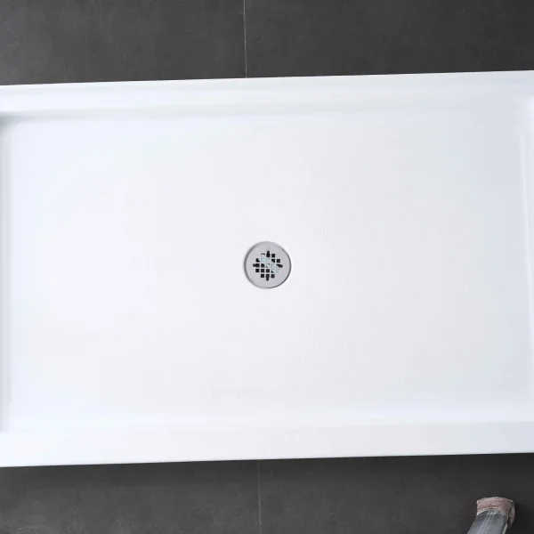 White Acrylic Shower Base 60″ <br>Item no. GS-SB6032 C