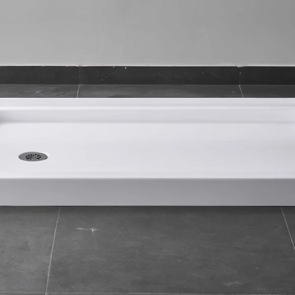 White Acrylic Shower Base 60″ <br>Item no. GS-SB6032 L