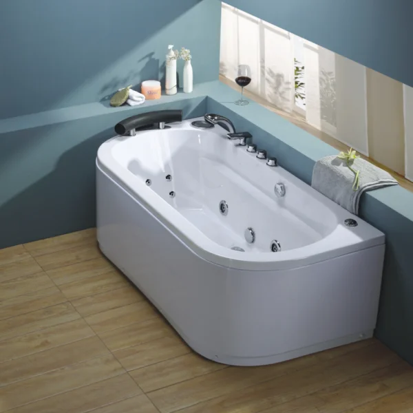 ABS material shallow massage bathtub ASE-917