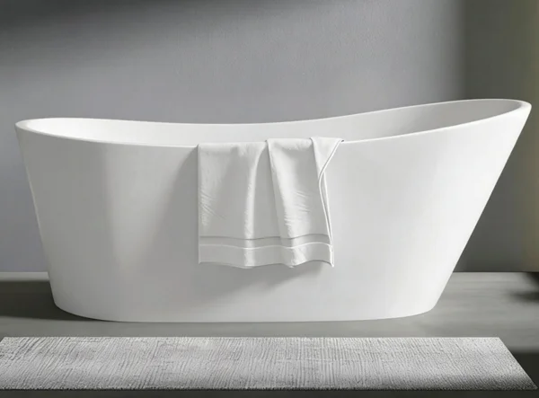 White Acrylic Bathtub ASE-C-2267-15