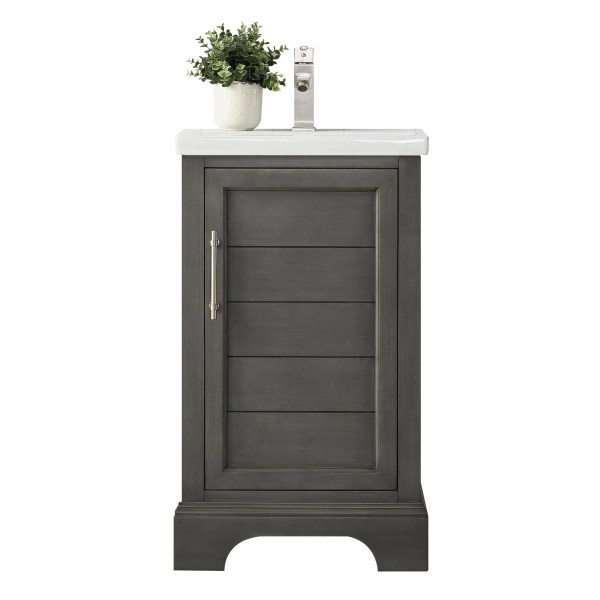 20" Single Sink Freestanding Bath Vanity with Stone Top CVE20