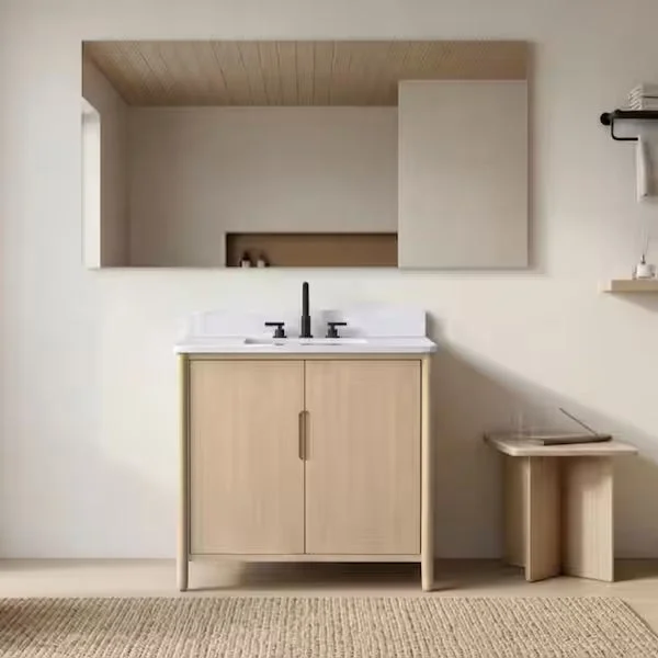 36"x22"x34" vanity with engineering stone top